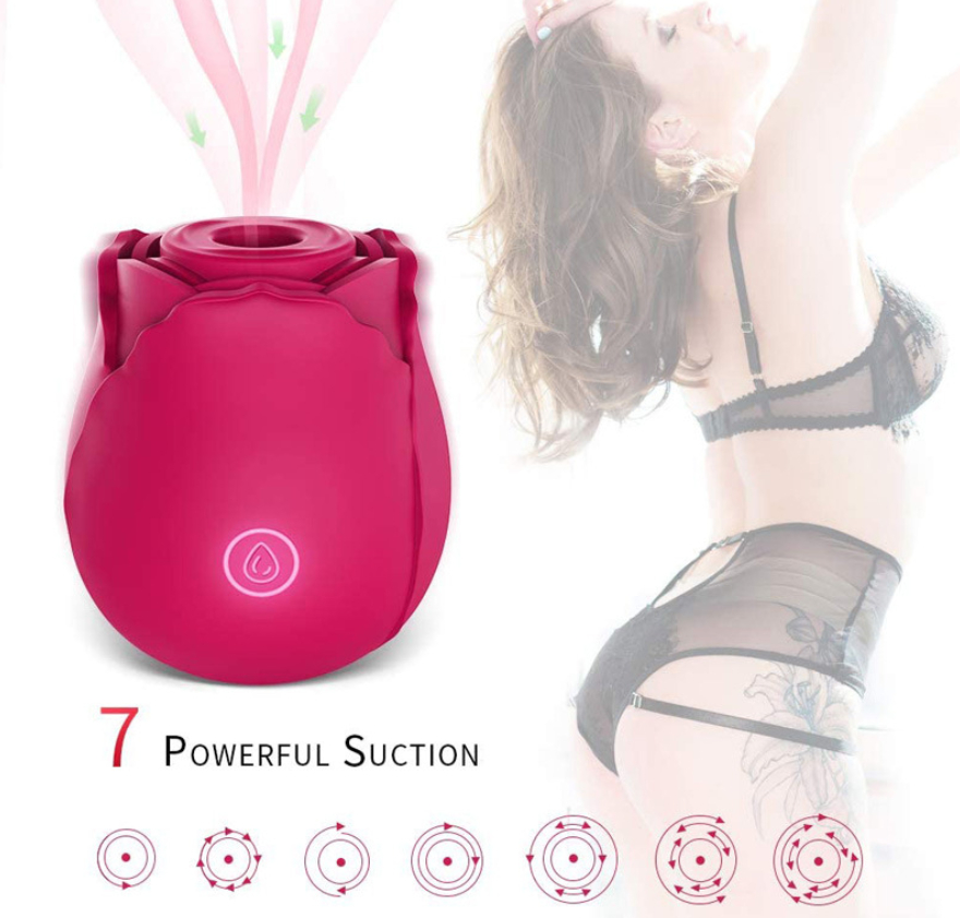 Hot Sex Toys for Woman Masturbating Sucking Rose